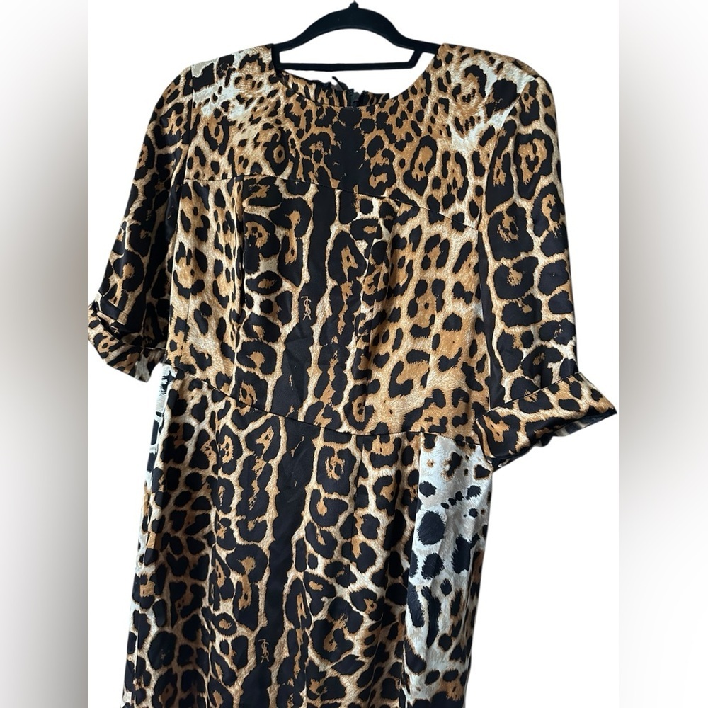 Yves Saint Laurent Leopard Print Dress size 10 - Picture 6 of 10